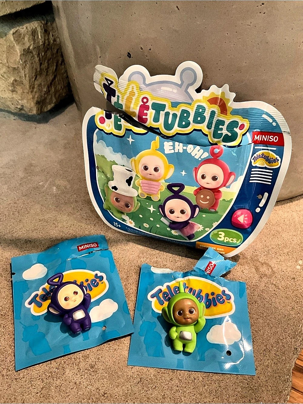 MINISO Teletubbies *OPENED* Surprise Box Figures Tinky Winky Dipsy